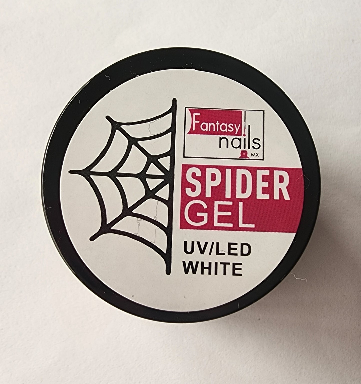 Spider Gel White Fantasy Nails
