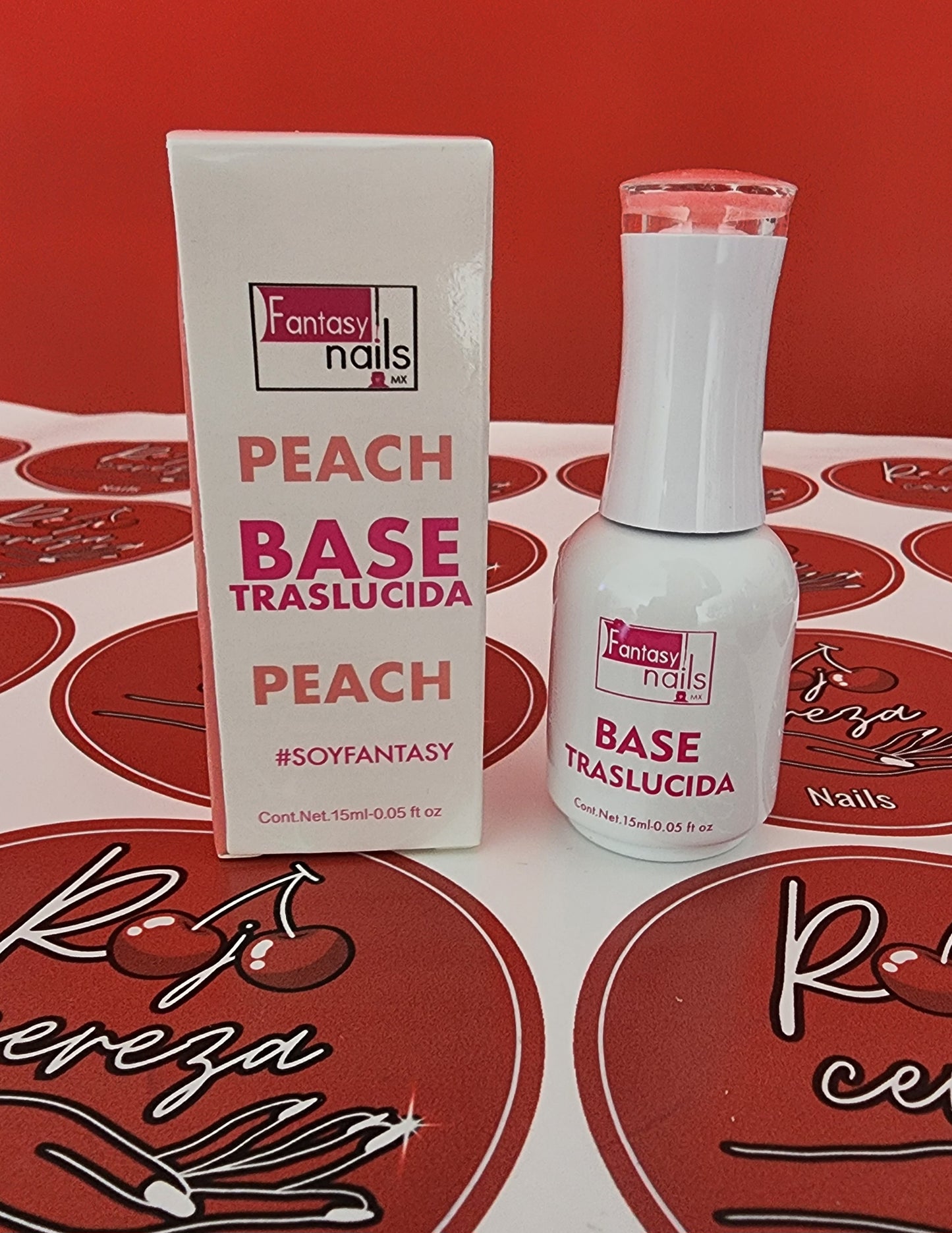Base traslúcida Peach Fantasy Nails