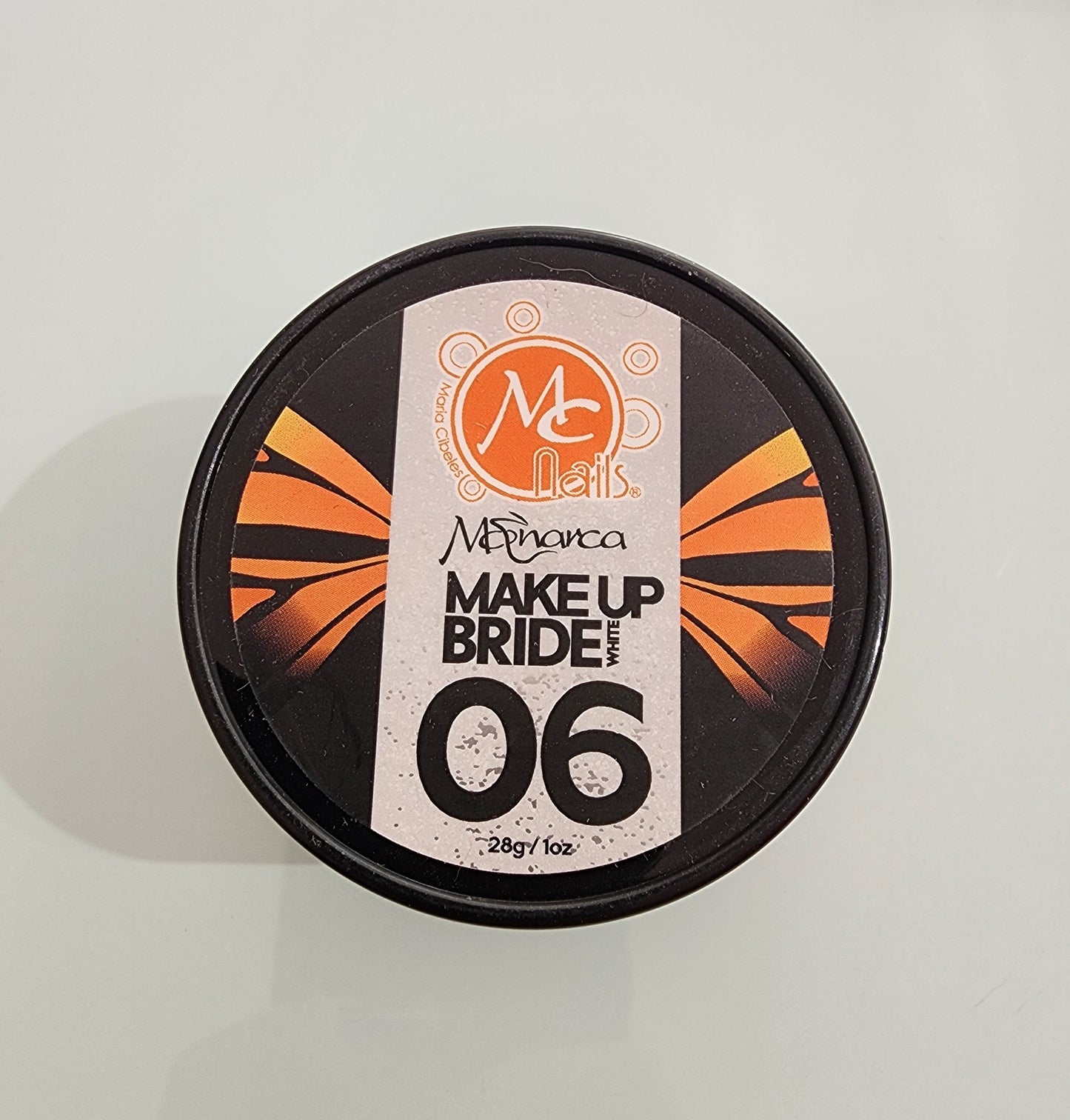 Polvo acrilico 1 oz. Monarca Makeup Bride Whithe #6