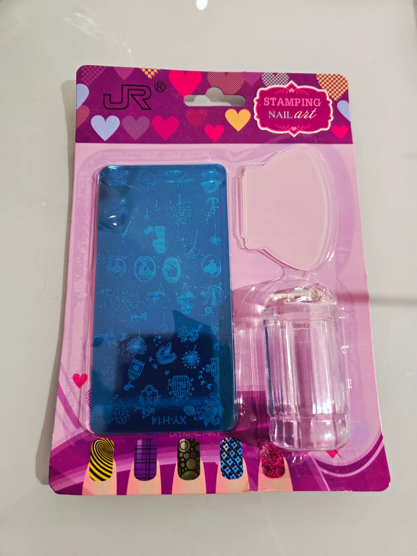 Stamping nail art JR