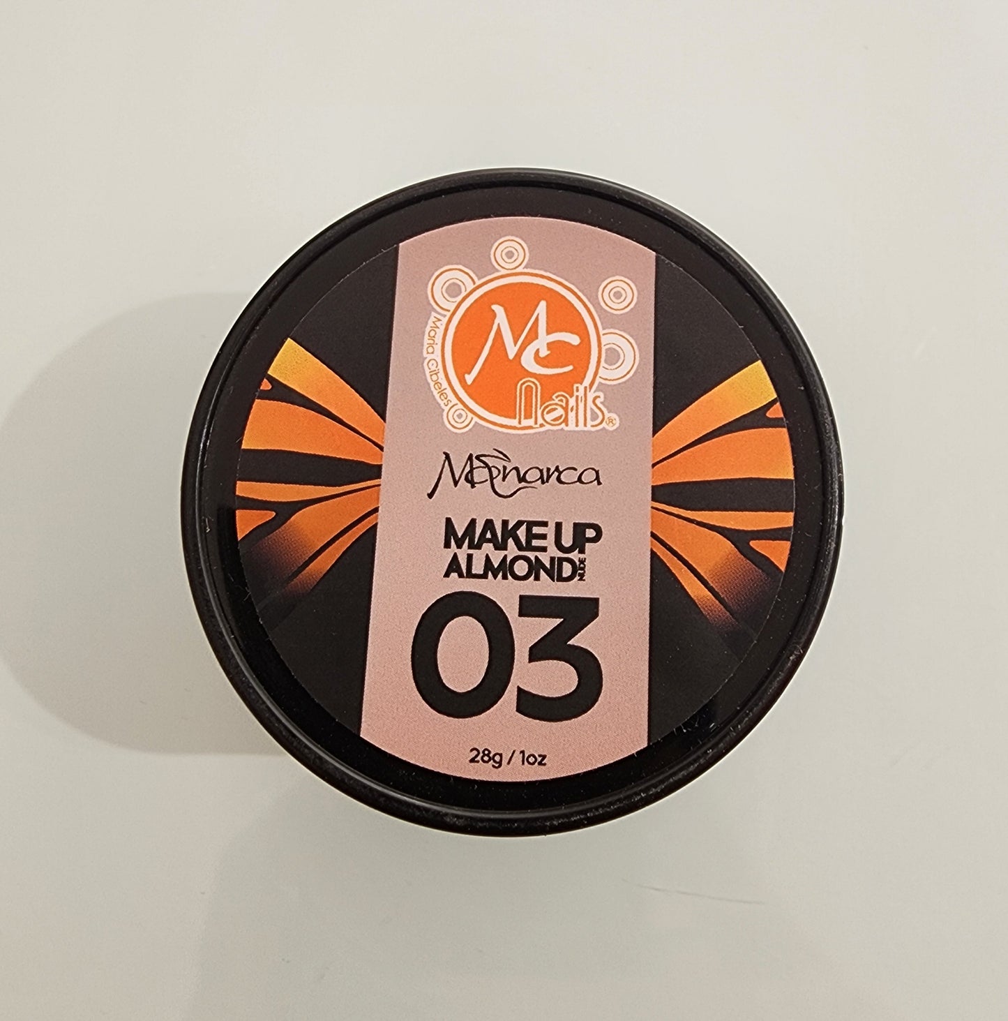 Polvo acrilico 1 oz. Monarca Makeup Nude #3