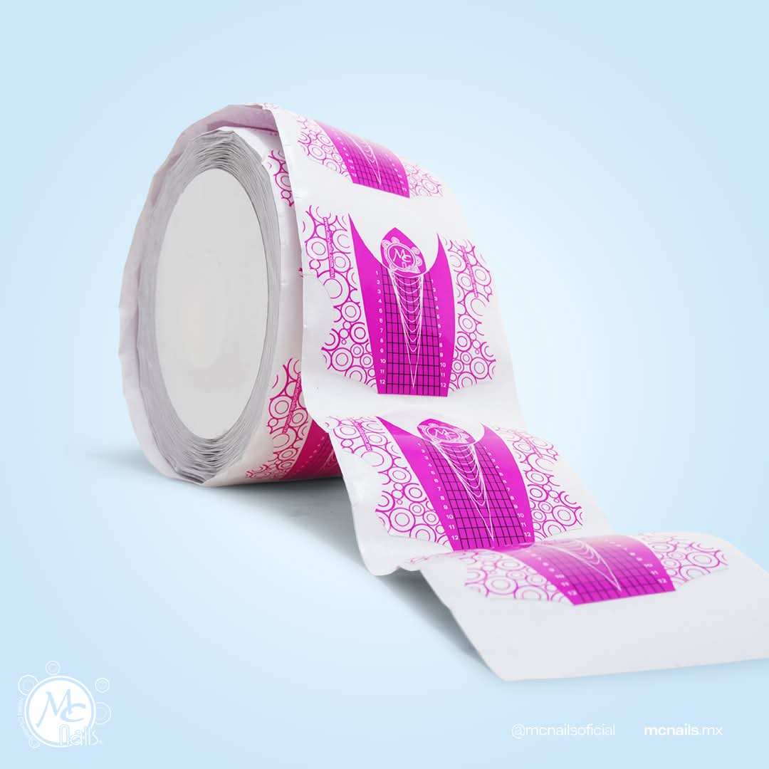 Rollo de forma escultural grande 500 pz rosa