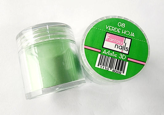 Acricolor verde hoja #08 Fantasy Nails