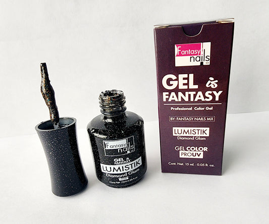 Gel lumistik Negro F 10 15 ml. Fantasy Nails