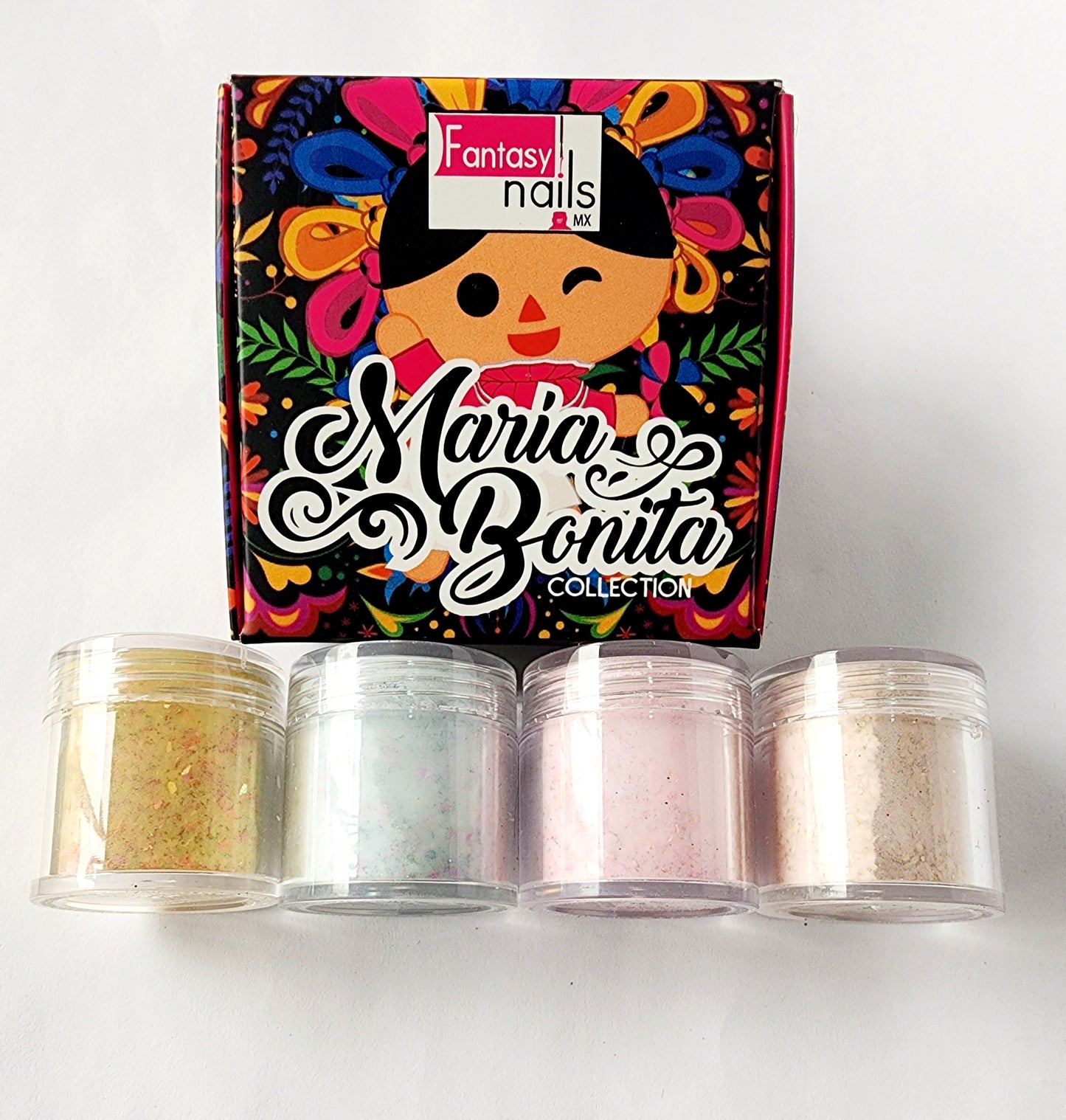 Coleccion Acrílicos Maria Bonita 4 pz.