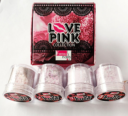 Coleccion Acrílicos Love Pink Fantasy Nails