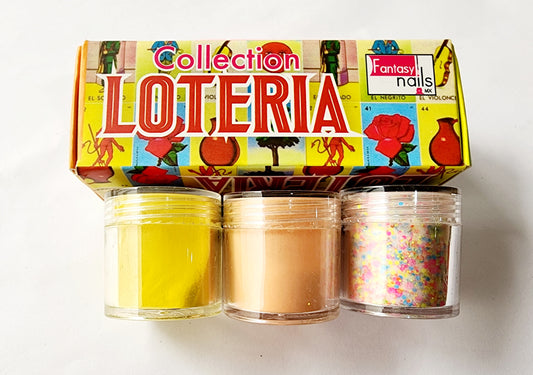 Coleccion Loteria 3 pz. Fantasy Nails