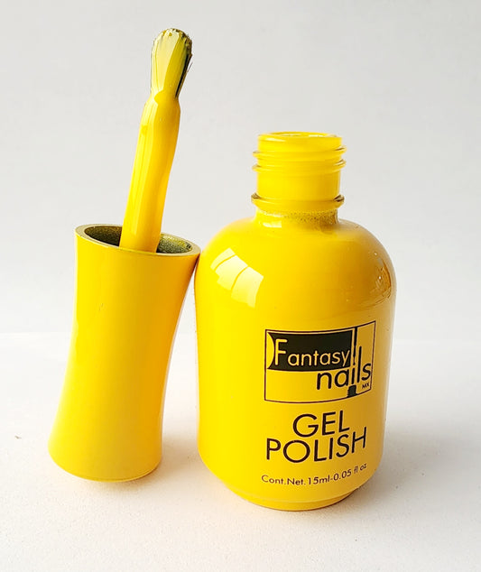 Gel polish #09 Amarillo piña🍍 Fantasy Nails