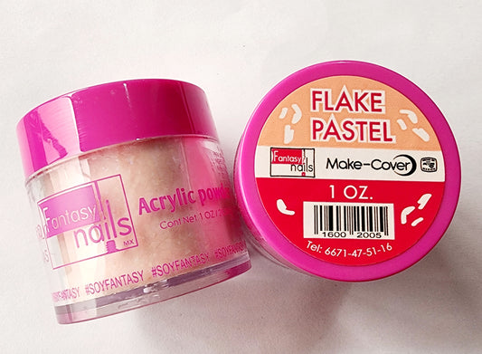 Acrilico Flake Pastel 1 oz. Fantasy Nails