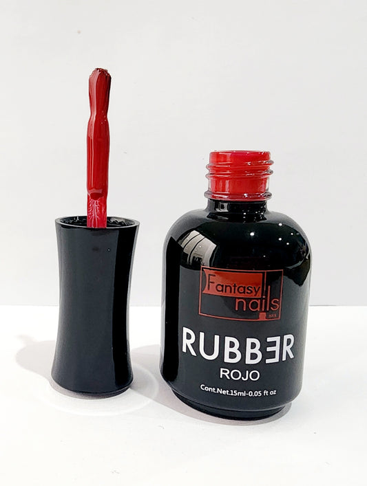 Rubber Rojo 15 ml. Fantasy Nails