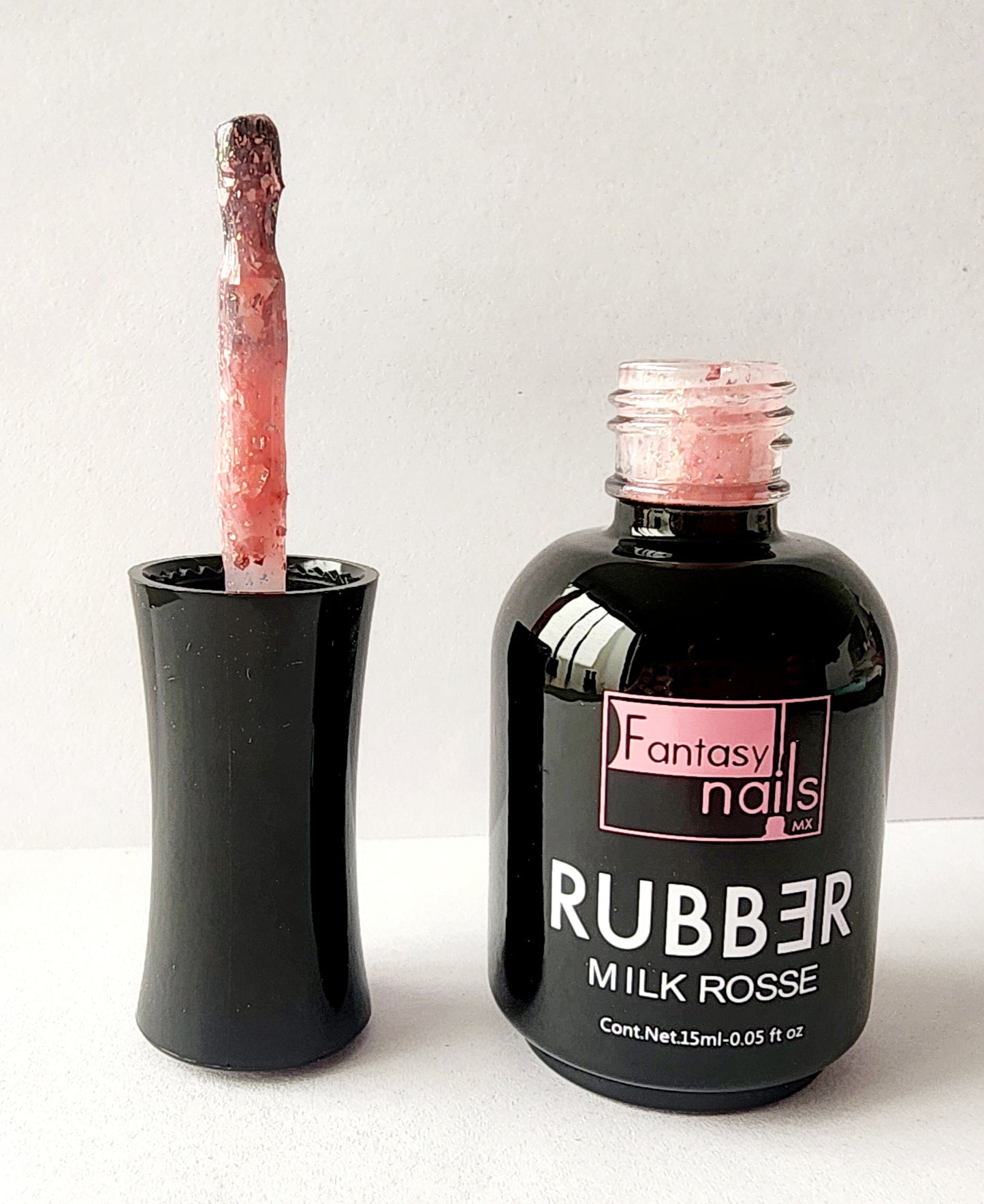 Gel Rubber Milk Rose 15 ml. Fantasy Nails