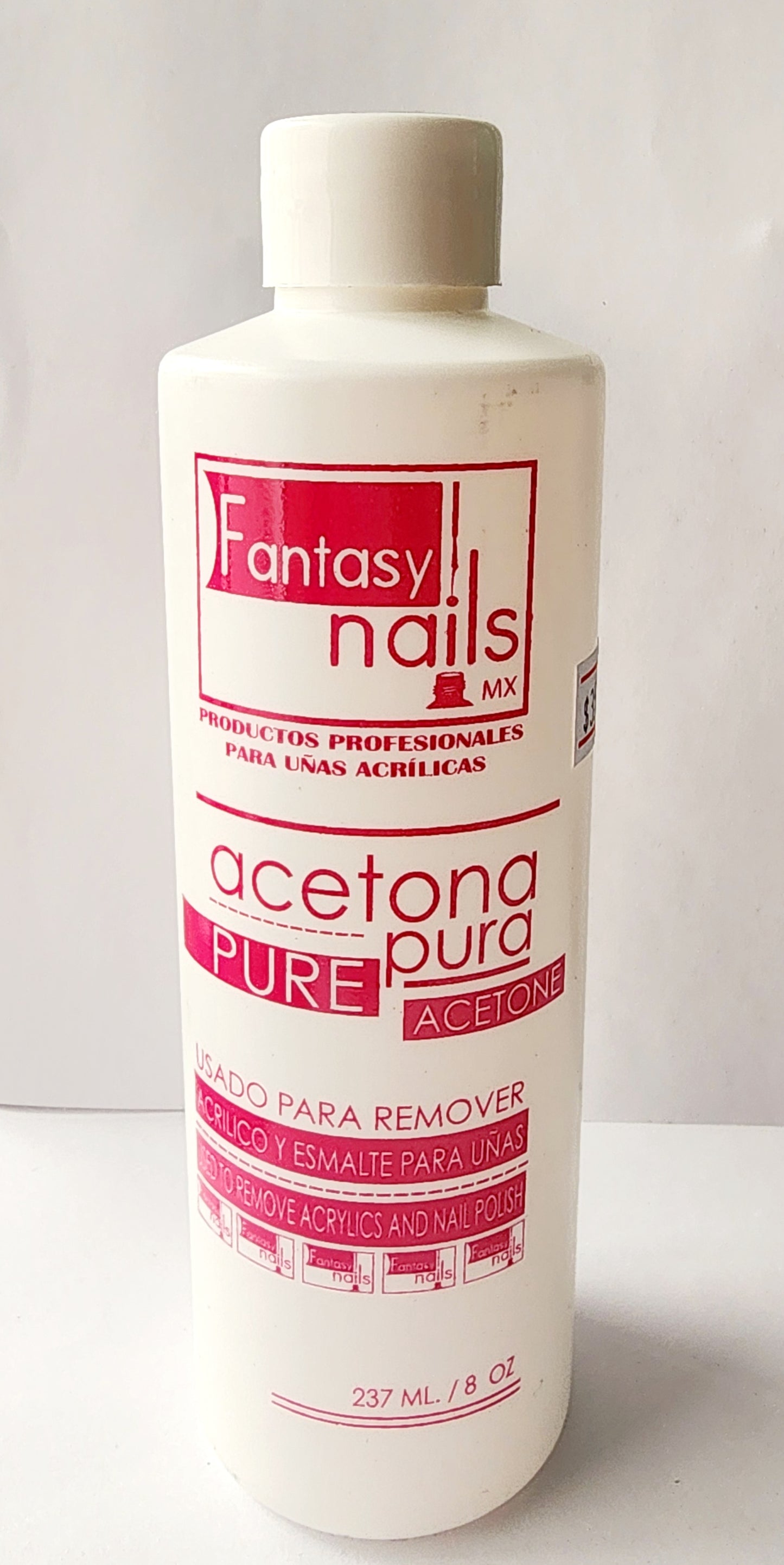 Acetona Pura 8 oz. Fantasy Nails