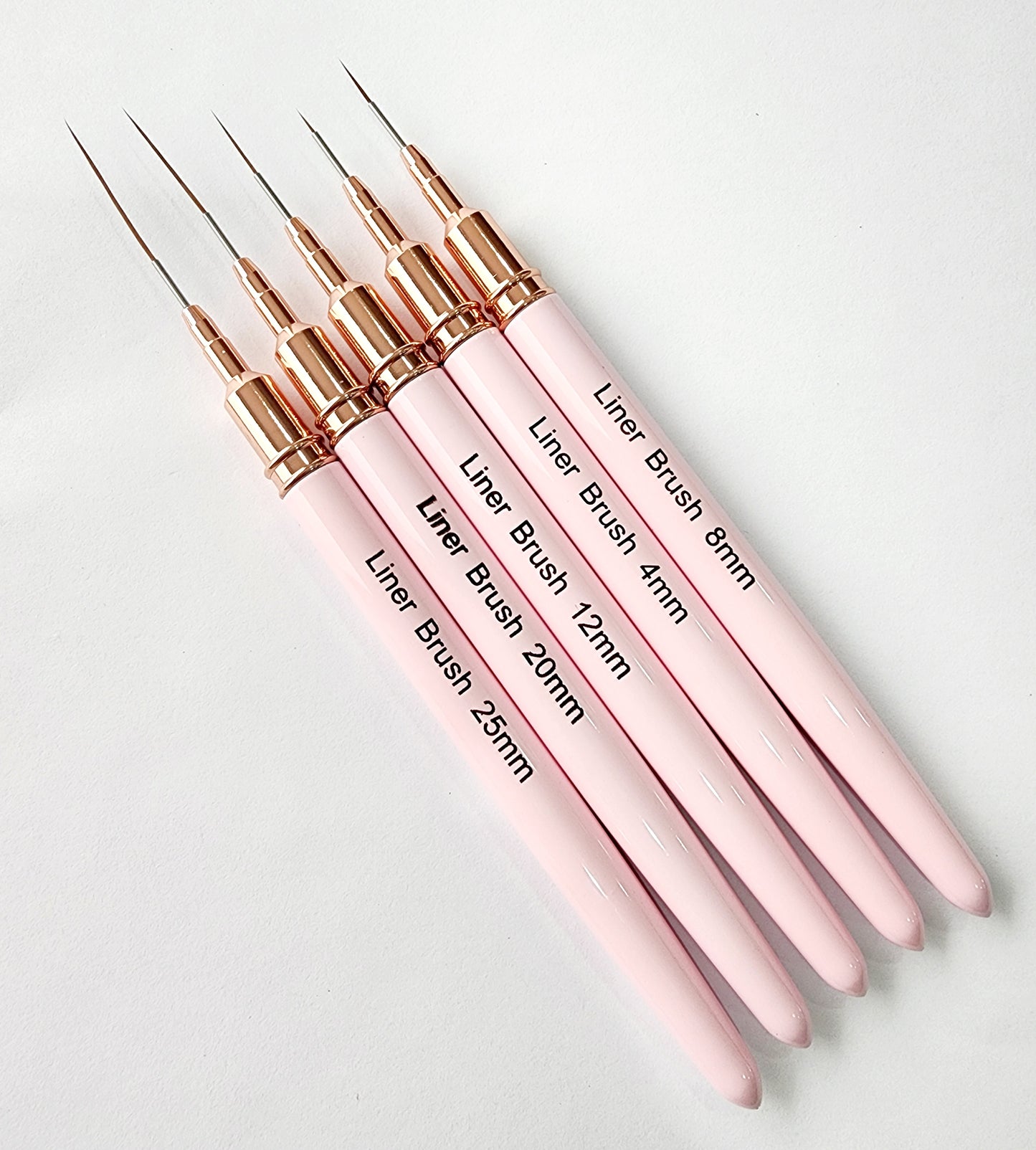 LINER BRUSH SET ROSA 5 pz