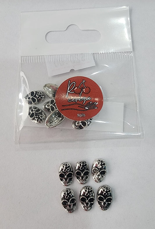 Set Dijes calaveras cont. 6 pz