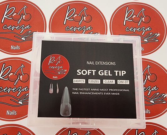 Soft Gel Tip - 07 Rojo Cereza 🍒