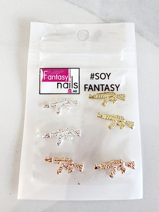 Dije AK 47 Fantasy Nails 6 pz.