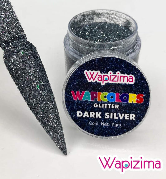 Glitter Wapizima Dark Silver