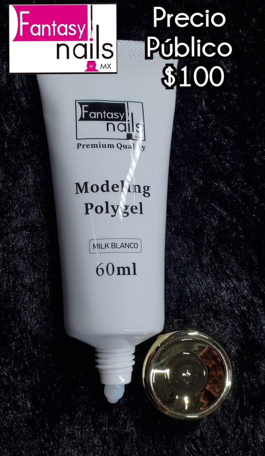Poligel Fantasy Nails Milk blanco