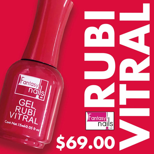 Gel Ruby vitral Fantasy Nails