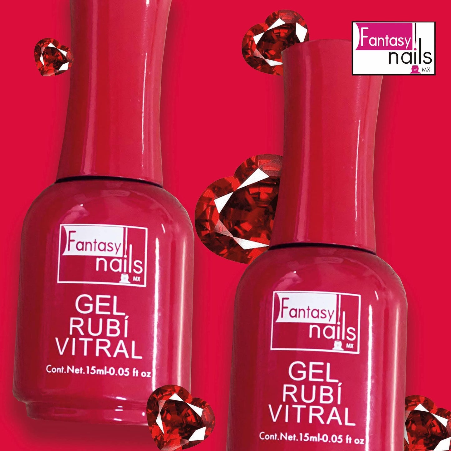 Gel Ruby vitral Fantasy Nails