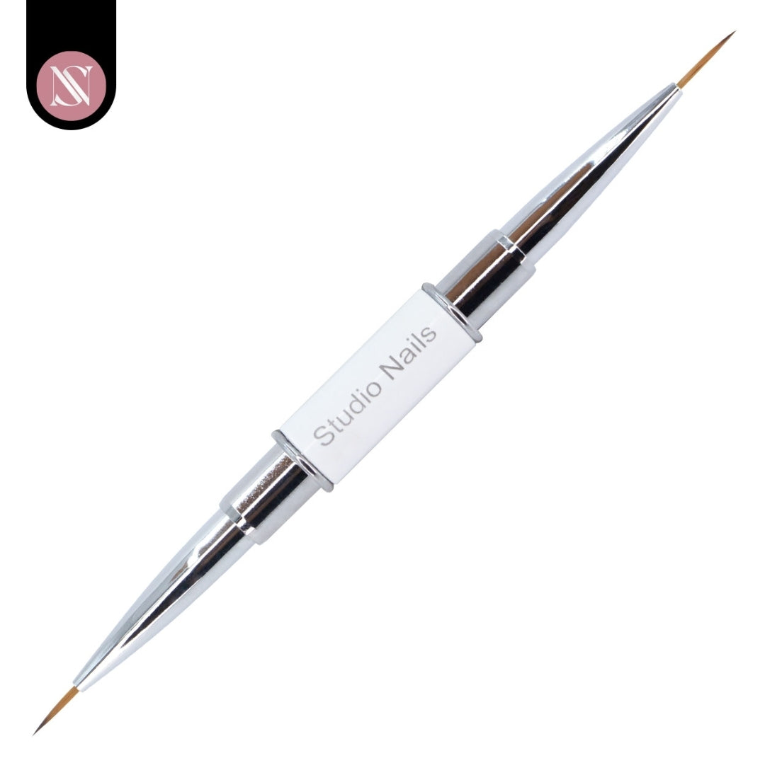 Pincel Doble Liner para decoracion Studio Nails