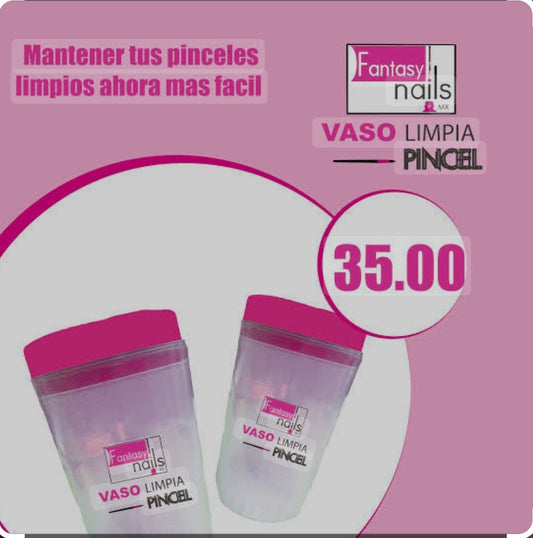 Vaso limpiador pincel Fantasy Nails