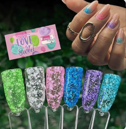 Colección love is swwet Fantasy Nails