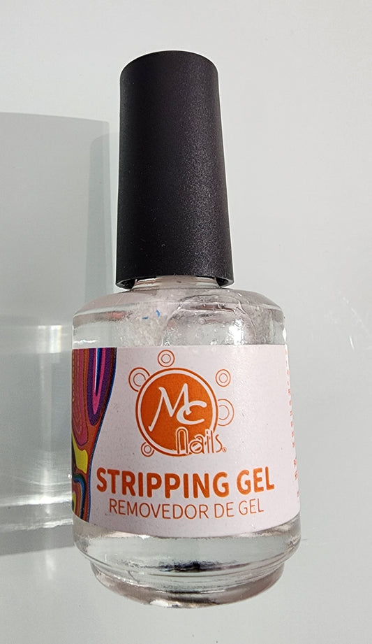 Removedor de gel con brocha STRIPPING GEL 15 ml. MC