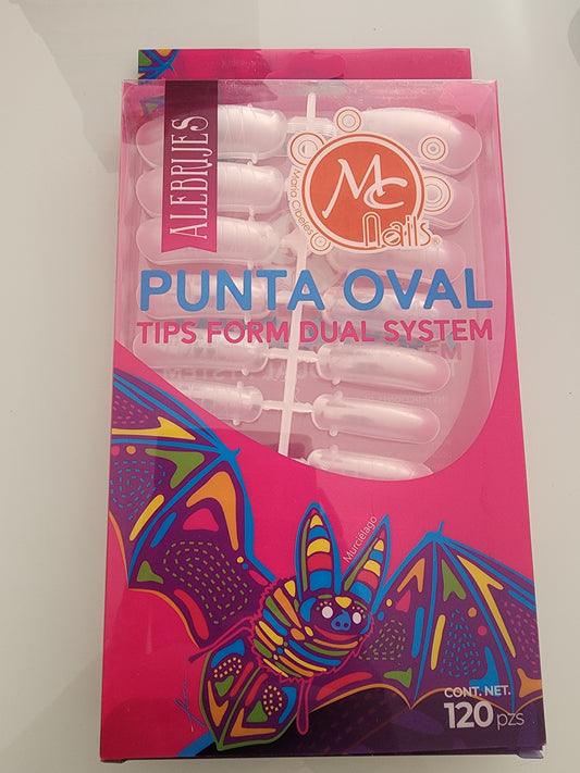 Tips Dual System punta oval 120 pz.