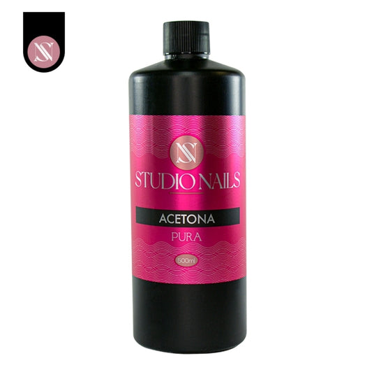 Acetona pura Studio Nails 500 ml.