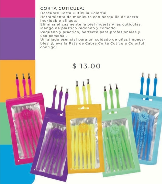 Colorful corta cutícula MC