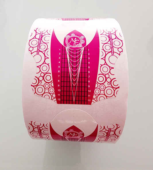 Rollo de forma escultural grande 500 pz rosa