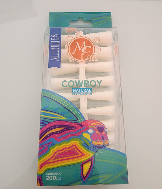 Tips cowboy 200 pz Natural