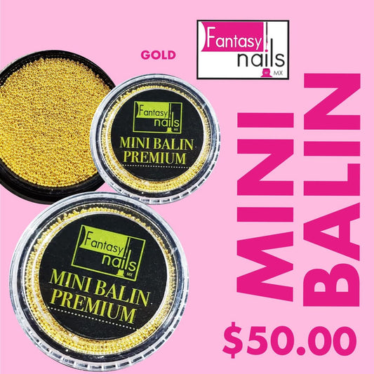 Mini Balin premium Gold Fantasy Nails