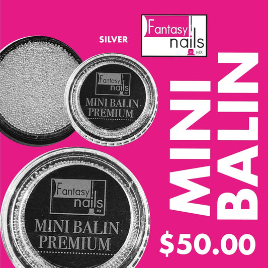 Mini balin premium silver Fantasy nails